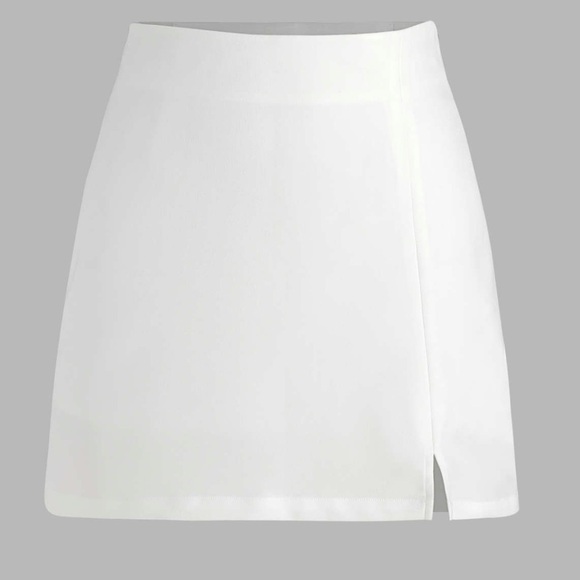 Cider Curve & Plus High Waist Zip Up Slit Mini Skirt 2XL - Picture 1 of 9